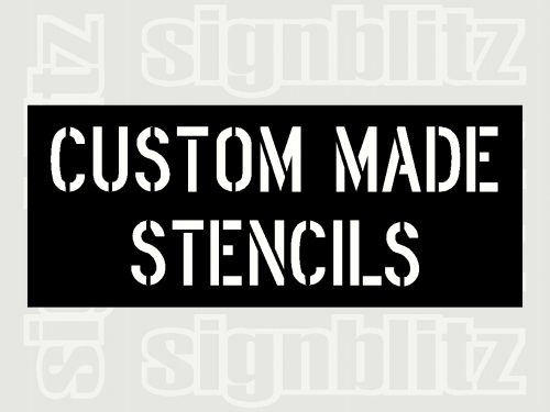 Custom Made Stencils
