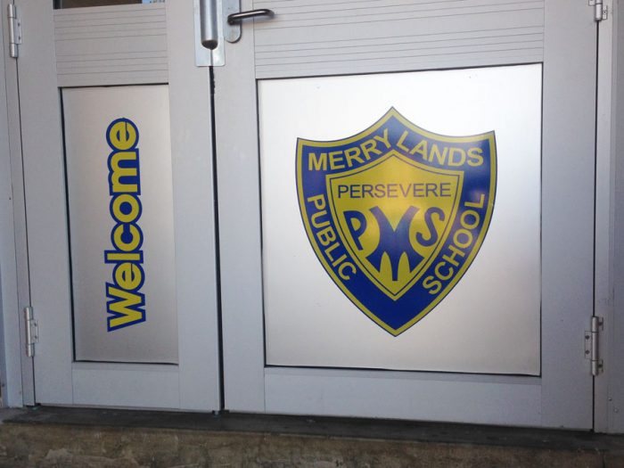 MPS School Door Welcome Sign Decall
