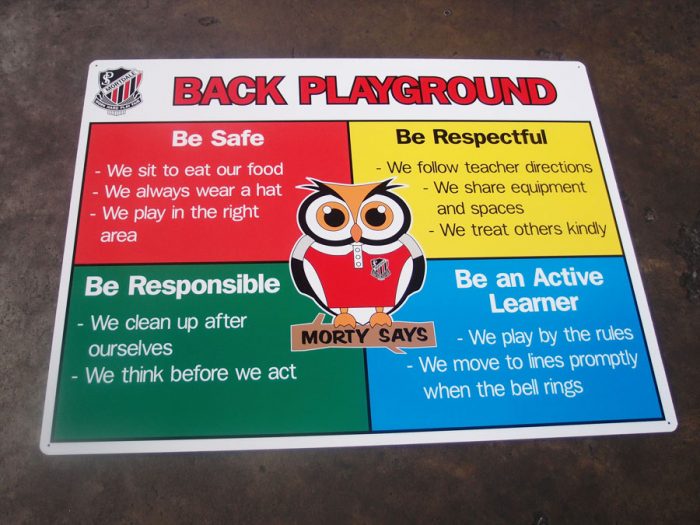 Primary School PBL Sign
