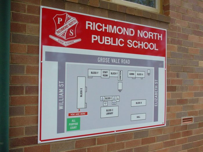 RNPS School Map Sign