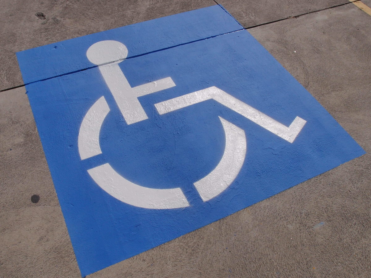 Disabled Carpark Stencil  Line Marking  Signs  Safety Wheel Chair 1200mm x 1200m