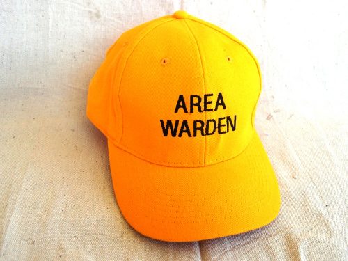 Area Warden Cap Yellow Colours