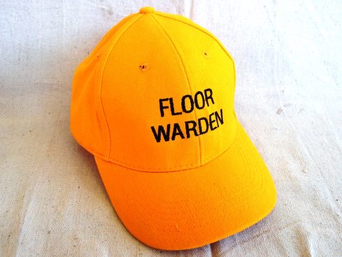 Floor Warden Cap Yellow Colours