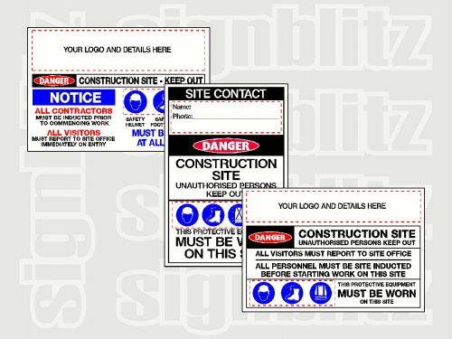 Multi Message Safety Signs With Your Logo