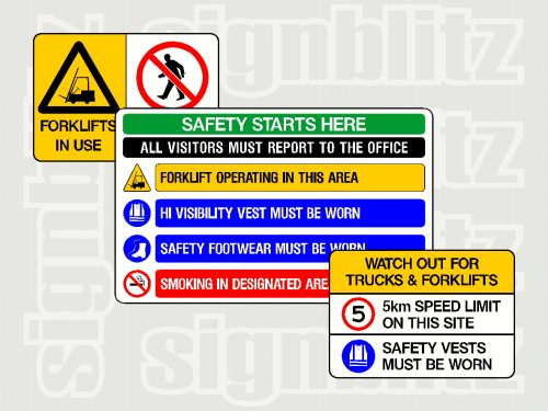Custom Multi Message Safety Boards & Signs