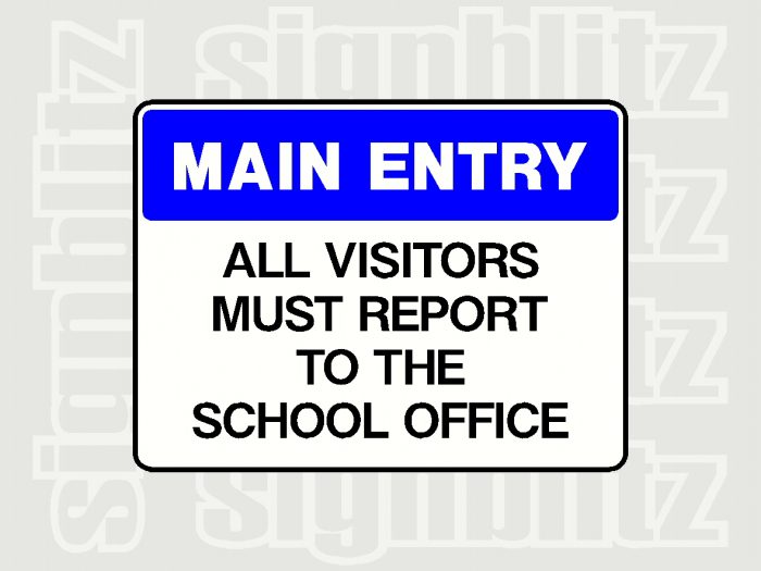 School Gate Sign