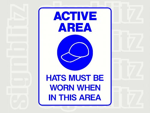 School Active Area Signage