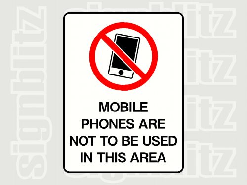 No Mobile Phones Sign