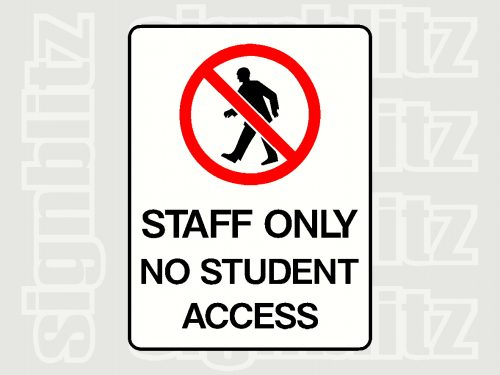 Staff only no student access