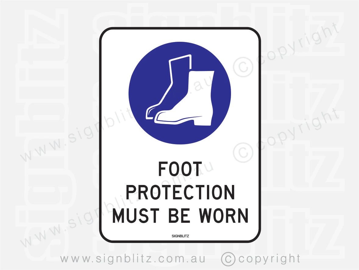Foot Protection Sign