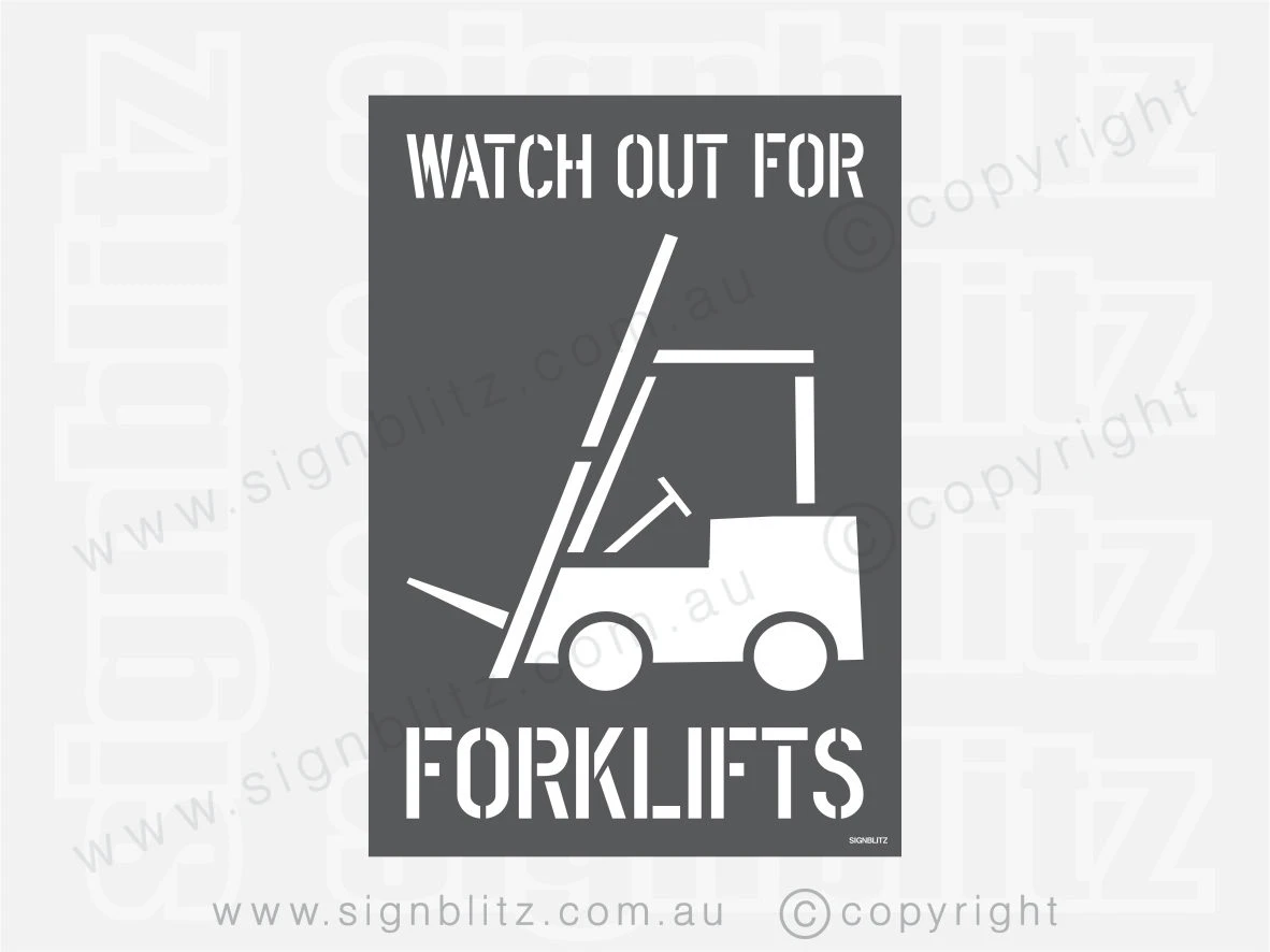 Forklift Stencil