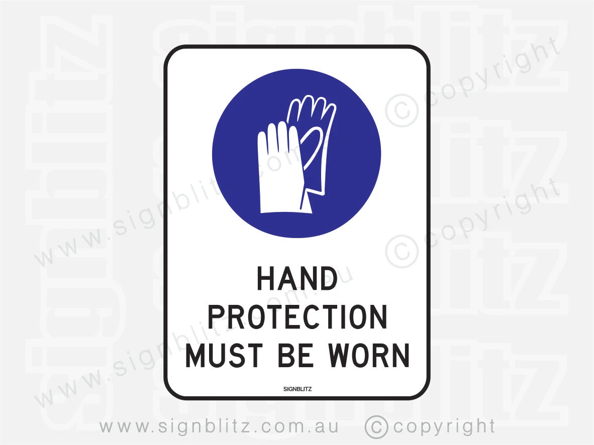 Hand Protection Sign