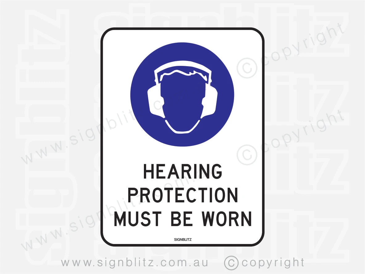 Hearing Protection Sign