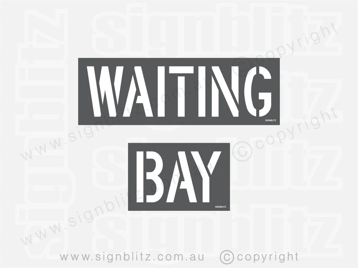 Waiting Bay Stencil