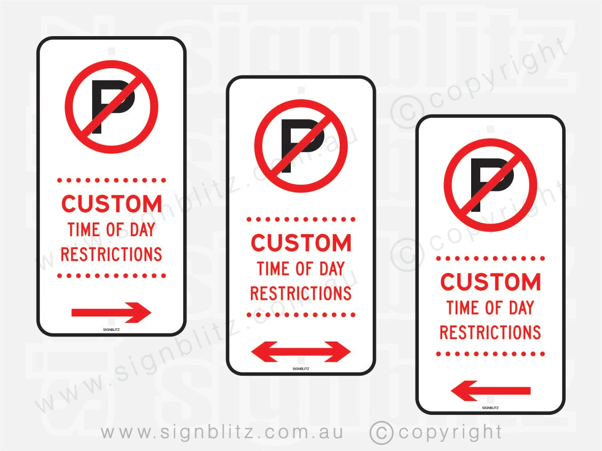 R5-40 No Parking Symbolic Signs