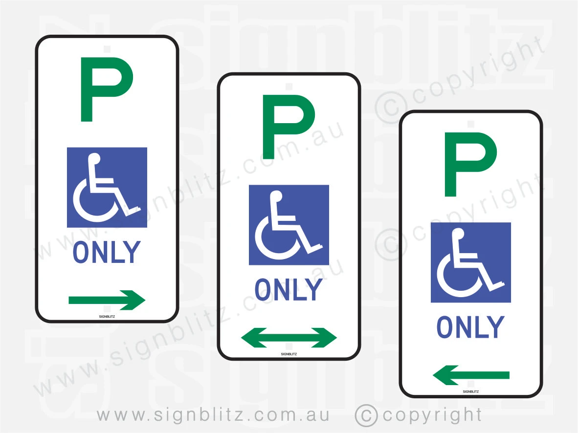 R5-10 “Disability” Parking Signs