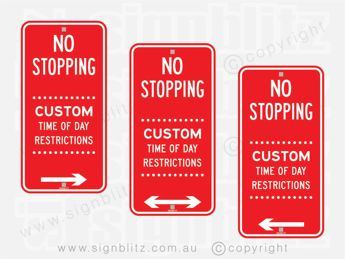 R5-400 No Stopping Signs