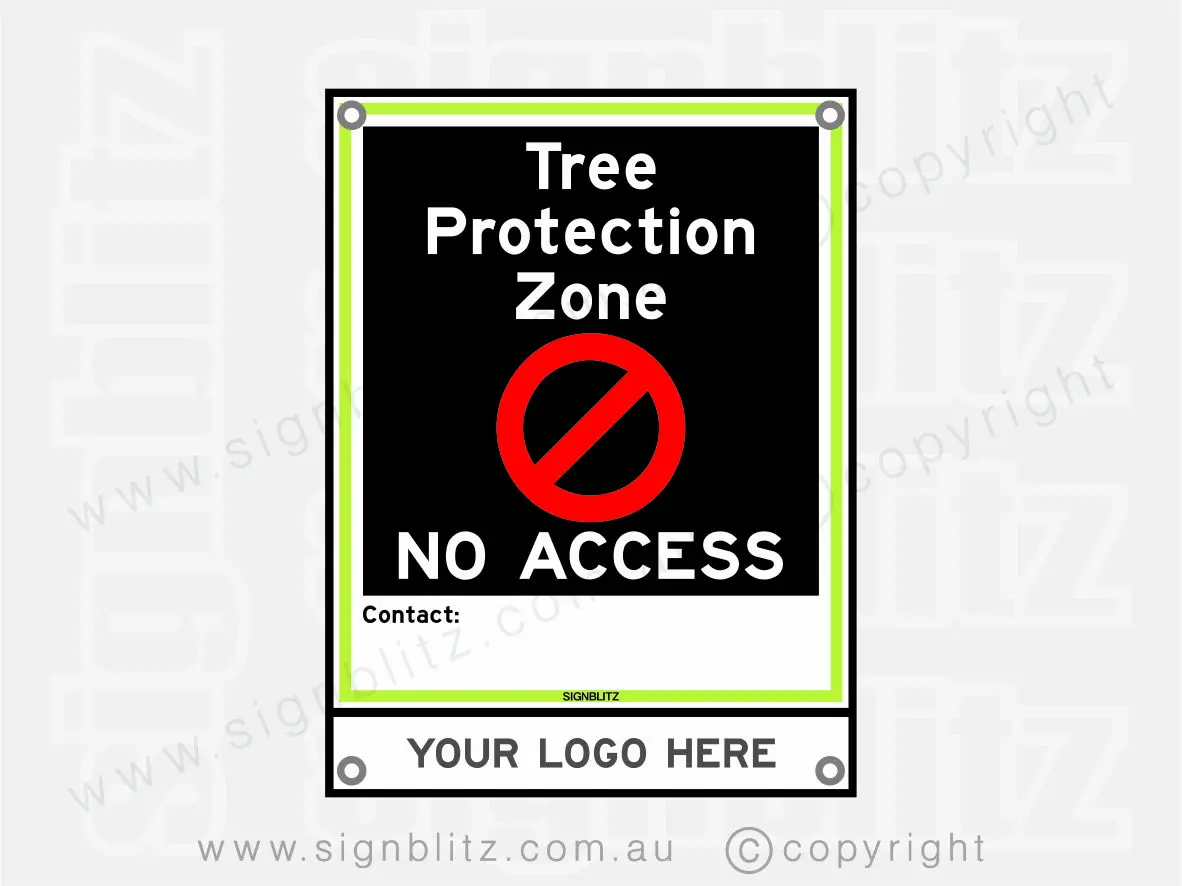 TPZ Tree Protection Zone Sign
