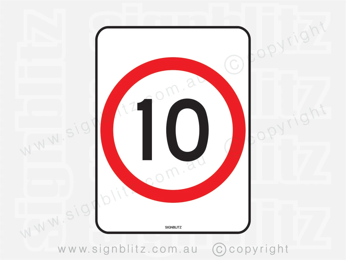 R4-1 Sign Speed Limit