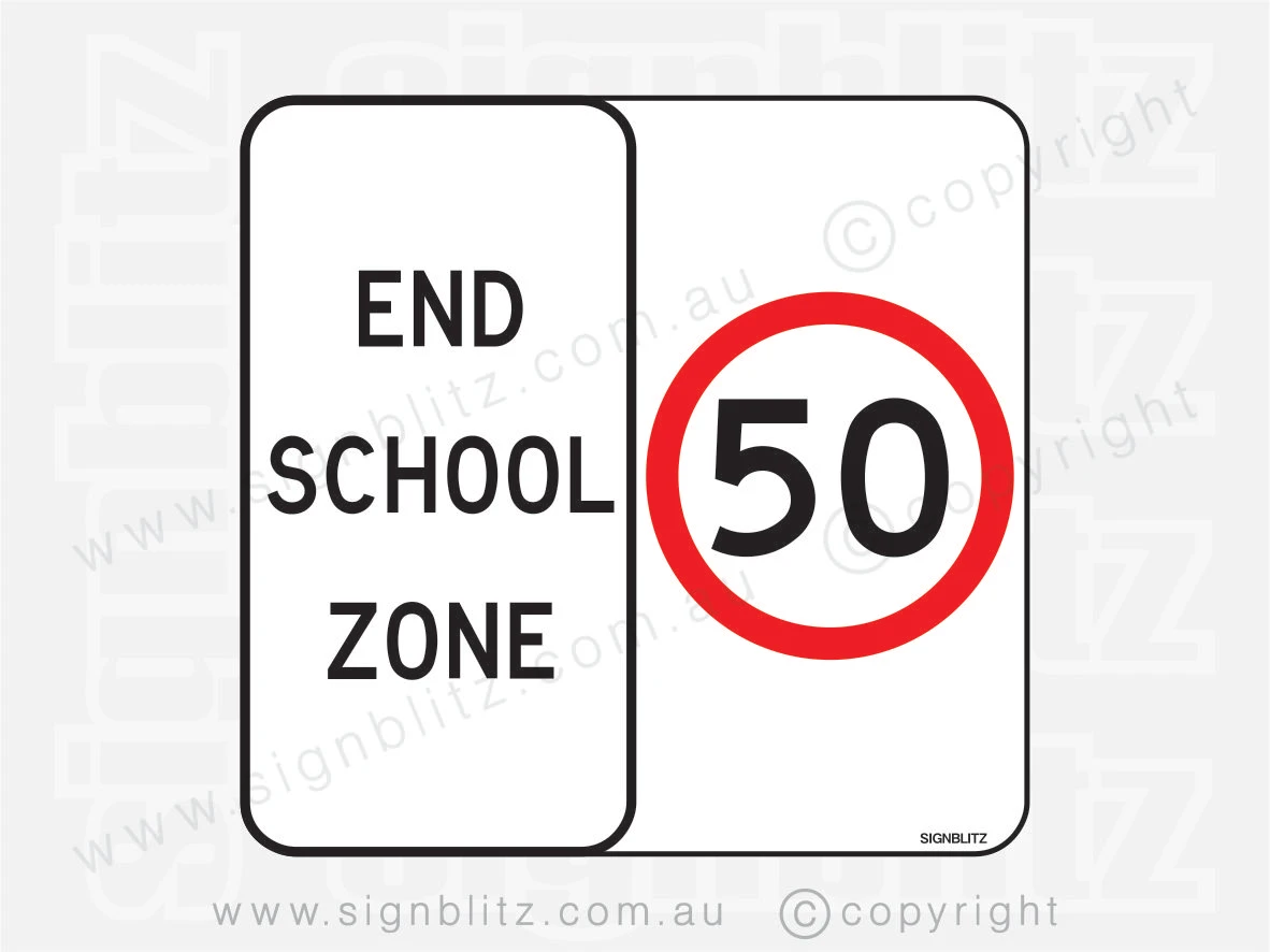 R4-231 End School Zone Sign