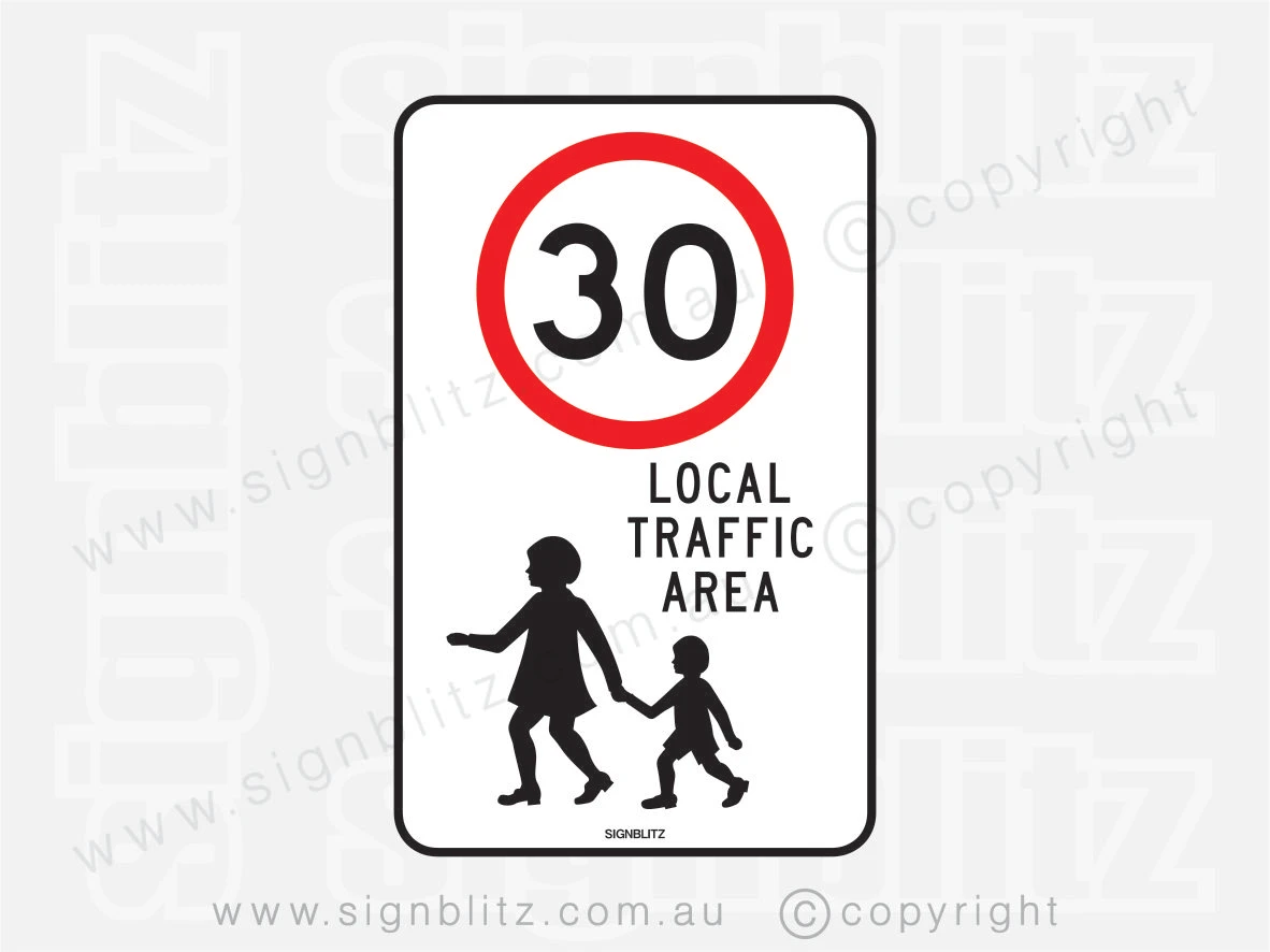 R4-240 Sign Local Traffic Area 40